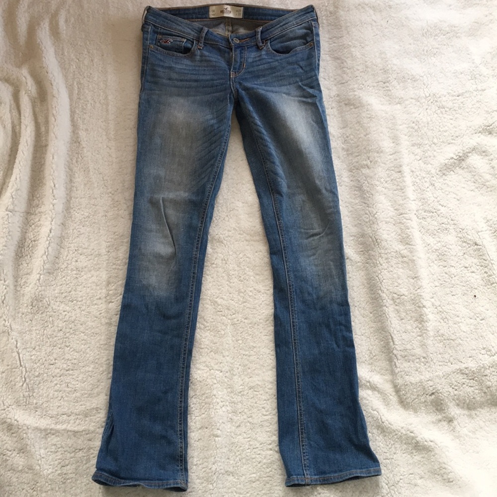 Hollister light wash straight jeans